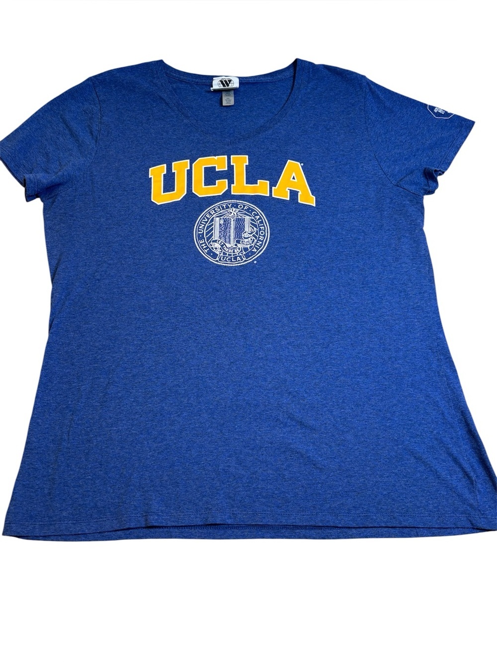 💙💛Wilson UCLA Tee Women’s 2XL Royal Heather Short Sleeve Graphic Shirt 💙💛💙💛